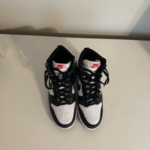 Nike Dunk High - black white